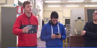 Sensibilizzazione alla raccolta differenziata col coinvolgimento degli studenti del Rossi: parole anche a Maria Menin, amministratrice di AIM Ambiente, e al preside Alberto Frizzo