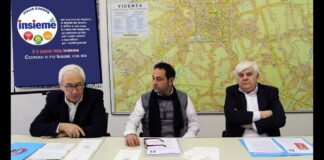 Luca Fantò con Ennio Tosetto presenta i candidati a Vicenza di Insieme: c’erano Coviello, Dall’Aglio, Marcomini e Bortolami, Capristo ha messaggiato
