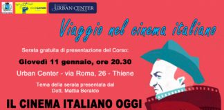 Thiene, viaggio nel cinema italiano all’Urban Center con Mattia Beraldo a partire dall’11 gennaio
