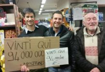 Giochi, Veneto: speso un miliardo nel primo semestre 2017, solo con il SuperEnalotto saldo in attivo per i giocatori grazie al 6 a Mestrino