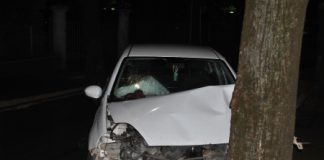 Zanè, schianto di un’auto nella notte e il conducente portato via con altro mezzo