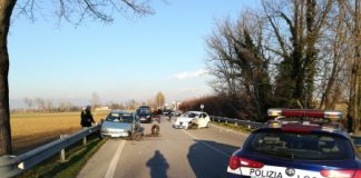 Dueville, dopo lo scontro tra due auto, ieri 21 gennaio, i conducenti arrivano in pronto soccorso con codice giallo e verde