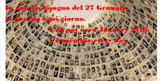 Giornata della Memoria: assente il concetto governativo di lealtà verso la Shoah. Torni il “Giorno della Memoria della Shoah”