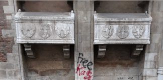 Nuovi graffiti sul tempio di San Lorenzo, Leonardo de Marzo (EPVi): sfregio o ribellione? No. Ignoranza