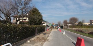 Strada di Saviabona a Vicenza, in dirittura d’arrivo i lavori per la realizzazione del nuovo marciapiede