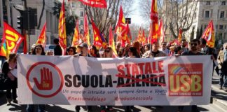 Rinnovo contrattuale della scuola, USB: “assemblea il 21 febbraio contro un cattivo accordo per tutto il personale docente e ATA firmato però da Cgil, Cisl e Uil”