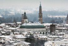 Neve a Vicenza, dichiarato lo stato di attenzione in pre allarme o allarme dalla mezzanotte di domani 28 febbraio alle 14 del 2 marzo