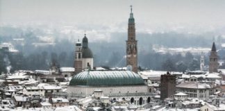 Neve a Vicenza, dichiarato lo stato di attenzione in pre allarme o allarme dalla mezzanotte di domani 28 febbraio alle 14 del 2 marzo