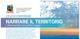 Schio, domenica 25 il terzo incontro di ?Narrare il territorio. L?Alto Vicentino tra confini e soglie?