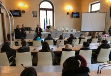 Gli alunni della scuola Zecchetto e della Vaugelas di Annecy in sala Bernarda dal consigliere Rossi