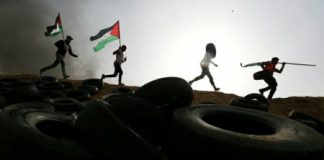 Gaza – Israele: la guerra “pacifica dei pneumatici”