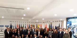 Bassano del Grappa, una delegazione di studenti in visita alla sede di Bruxelles del Parlamento Europeo