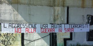 Guerra in Siria, CasaPound: striscioni di protesta in 100 città