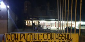 Blitz di Forza Nuova Vicenza nelle vicinanze delle base Del Din: con Putin e con Assad, Italia fuori dalla Nato!