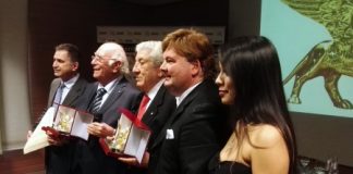 Leone d?Oro per la Pace nel Mondo a Walter Arbib e a Giovanni Rana.