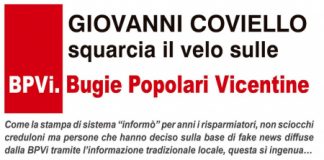 “BPVi. Bugie Popolari Vicentine”. Lunedì 14 maggio alle 14.45 in Apindustria Vicenza Giovanni Coviello presenta il dossier agli atti della Commissione regionale di inchiesta