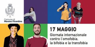 Marano Vicentino aderisce al Padova Pride con uno striscione in municipio contro l’omofobia