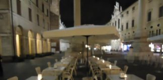 Plateatici in centro storico a Vicenza, procedura più snella per tavolini, sedie e ombrelloni