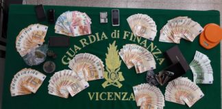 Albergo cittadino, sequestrati 13 mila euro per droga a un residente