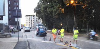 Viale Milano e piazzale della Stazione a Vicenza, soppressa la corsia riservata ai bus