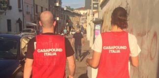 Raccolta e consegna alimentare di CasaPound a Vicenza per le famiglie italiane in difficoltà