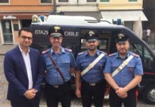 Il sindaco Rucco ringrazia i carabinieri di Estate sicura che con una stazione mobile pattugliano i mercati e altre zone di Vicenza