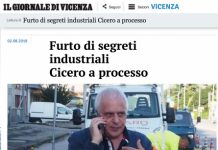 “Cicero a processo”: il 2 agosto il titolo falso del Giornale di Vicenza. Un giorno dopo il foglio di Confindustria “smentendo” conferma la falsità: xe péso el tacòn del buso?