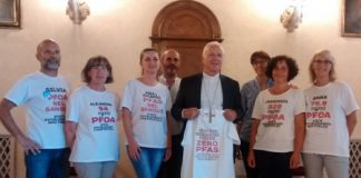 Mamme No Pfas in vescovado, Beniamino Pizziol: “non mollano mai”