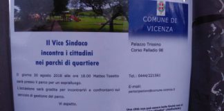 Panchine al parco Fornaci, petizione dei cittadini verrà consegnata al vicesindaco Tosetto: “soluzione affrettata”