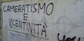 Scritta davanti al Lioy, interpellanza al sindaco di Colombara: “provvedere con urgenza alla pulizia del muro”