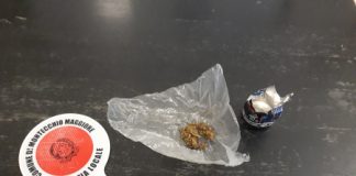 Montecchio Maggiore, la Polizia Locale rinviene e sequestra marijuana nascosta dentro ad un chiusino