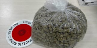 Sandrigo, arrestati due giovani sorpresi a rubare marijuana a due coetanei