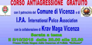 A Vicenza corso gratuito anti aggressione teorico e pratico con Ipa e Comune di Vicenza