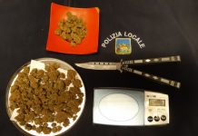Schio, denunciati 2 giovani al parco con marijuana e coltello