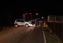 Dueville, un’auto si scontra con un muletto