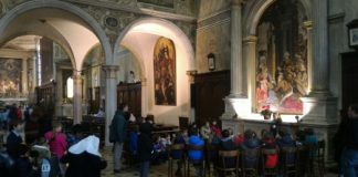 Bambini della elementare Giusti ?ciceroni? nel ?gioiello? nascosto della chiesa di S. Rocco a Vicenza