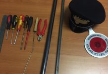 Barbarano Mossano: Carabinieri sorprendono e denunciano ventunenne marocchino con materiale da scasso