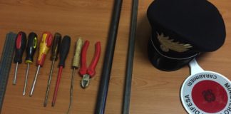 Barbarano Mossano: Carabinieri sorprendono e denunciano ventunenne marocchino con materiale da scasso