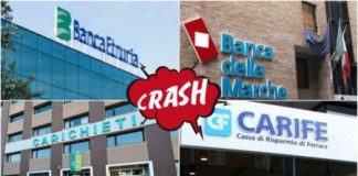 Articolo 38 per le vittime delle banche: oltre a BPVi e Veneto Banca ci sono anche le 4 risolte e altre 5 banche in Lca tra cui la BCC Brutia, il tutto almeno sulla carta