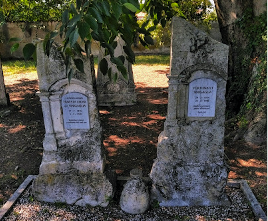 Tombe ebraiche al cimitero acattolico di Vicenza