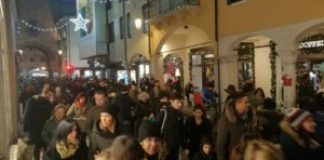 Shopping di sabato 19 gennaio in centro a Vicenza con la sperimentazione di “La spesa che non pesa”