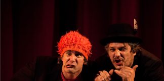 Fagioli con i teatri soffiati al teatro Super di Valdagno Giacomo Anderle e Alessio Kogoj in Fagioli, TeatriSoffiati