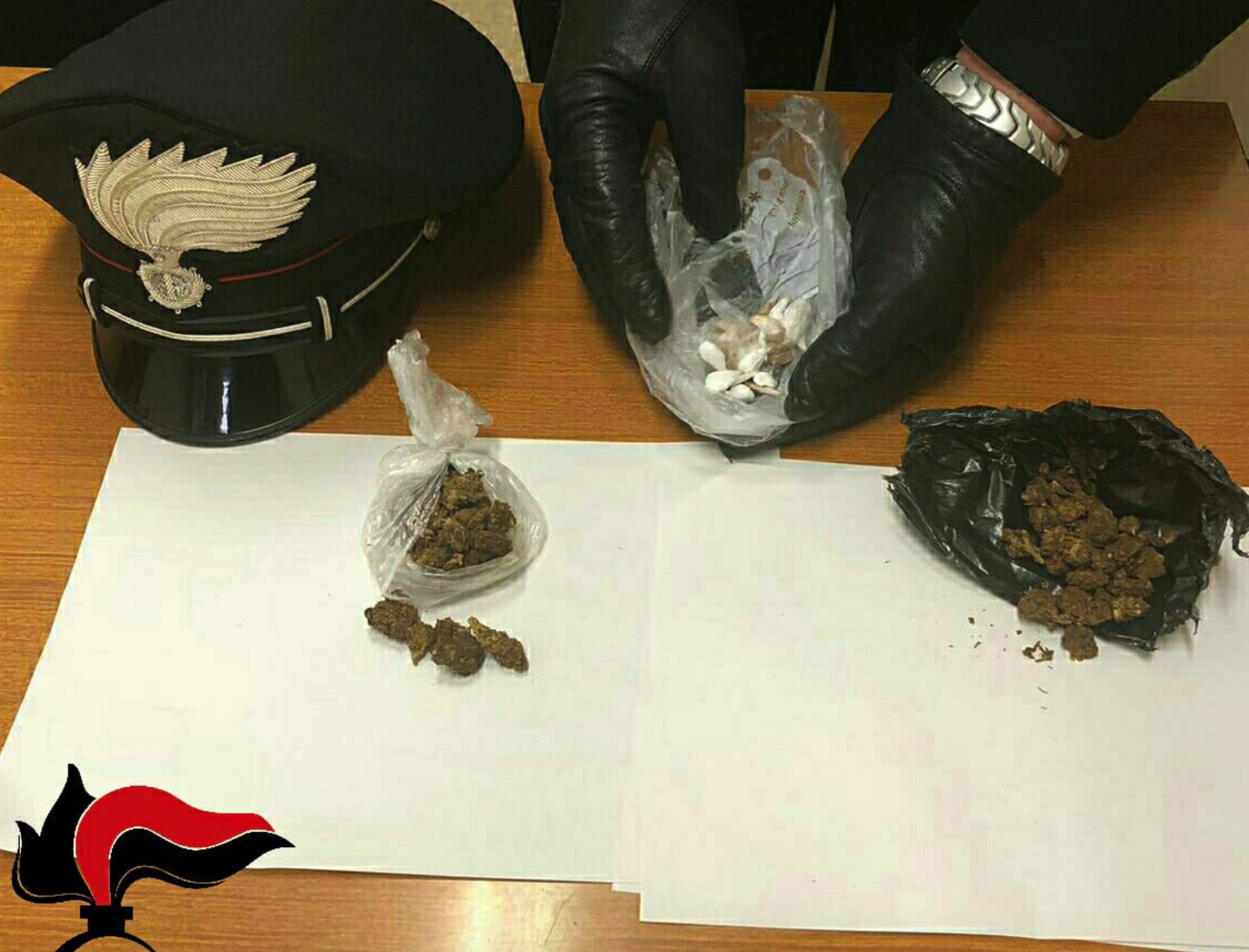 Marijuana trovata dai Carabinieri (foto d'archivio)