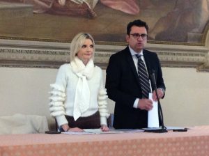 Isabella Dotto con Francesco Rucco
