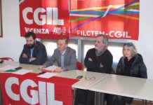 Pfas e Miteni, Cgil Filctem Vicenza: esposto in tribunale e studio “choc” su mortalità dei lavoratori Pfas e Miteni: Ezzelini Storti. Giampaolo Zanni, P. Righetti, V. Reccardini