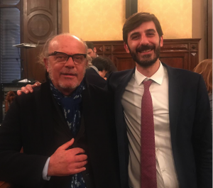 L'avv. Sergio Calvetti e il sottosegretario M5S Alessio Villarosa il 27 novembre 2018 al Mef