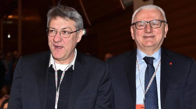 Maurizio Landini e Vincenzo Colla, Cgil