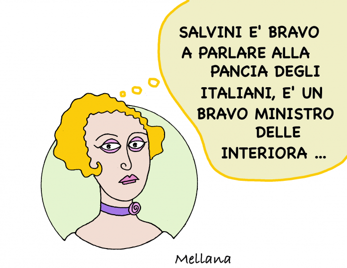 Salvini, un minisro alle interiora. Di Claudio Mellana