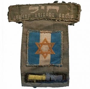 Un distintivo della Jewish Brigade