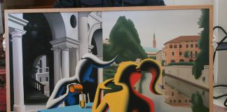 Non visibili al pubblico le 14 opere d’arte confiscate ad Andrea Ghiotto e custodite al Chiericati Uno dei quadri ora al Chiericati confiscati ad Andrea Ghiotto